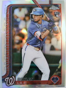 2025 Topps Chrome Update Baseball Refractors Daylen Lile #USC146 Rookie