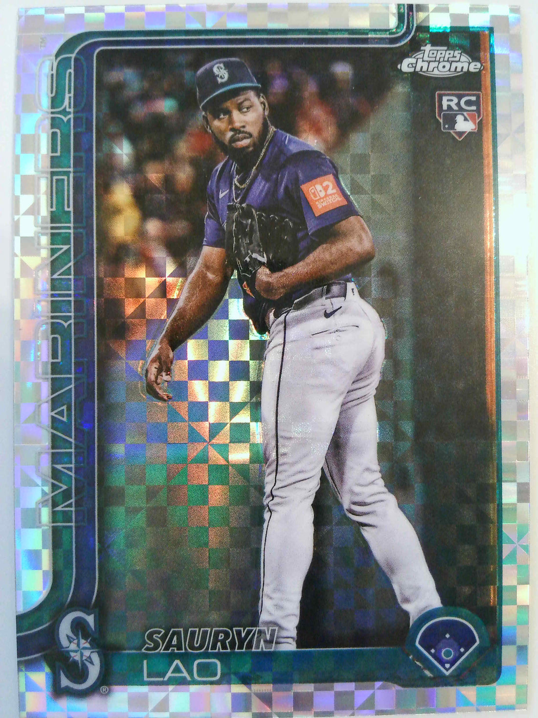 2025 Topps Chrome Update Baseball X-Fractors Sauryn Lao #USC198 Rookie