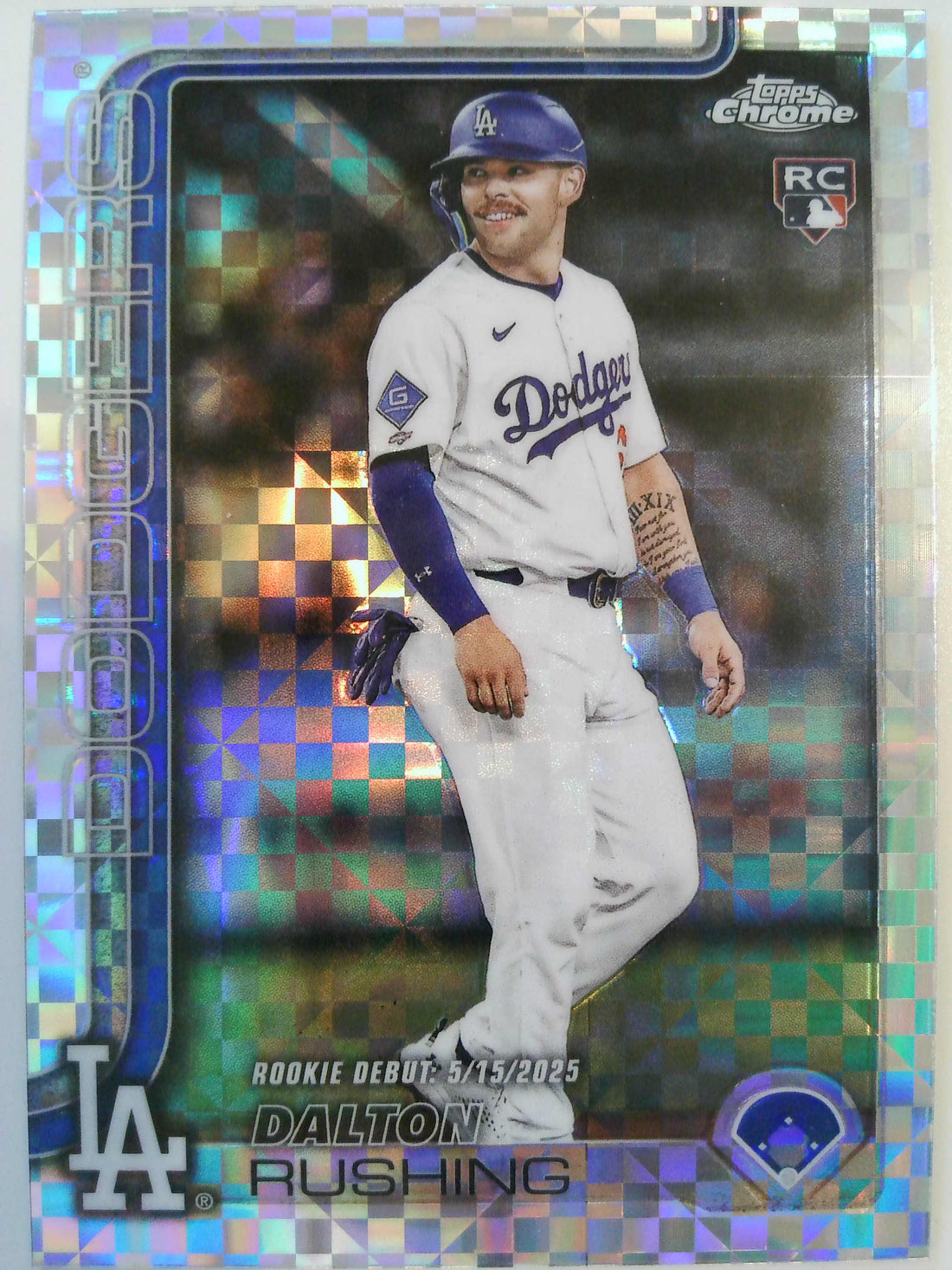 2025 Topps Chrome Update Baseball X-Fractors Dalton Rushing #USC151 Rookie