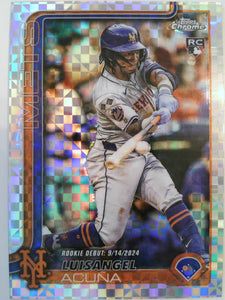 2025 Topps Chrome Update Baseball X-Fractors Luisangel Acuña #USC53 Rookie