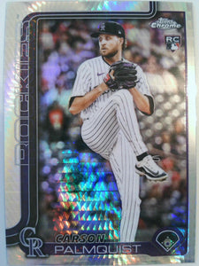 2025 Topps Chrome Update Prism Refractors Carson Palmquist #USC173 Rookie