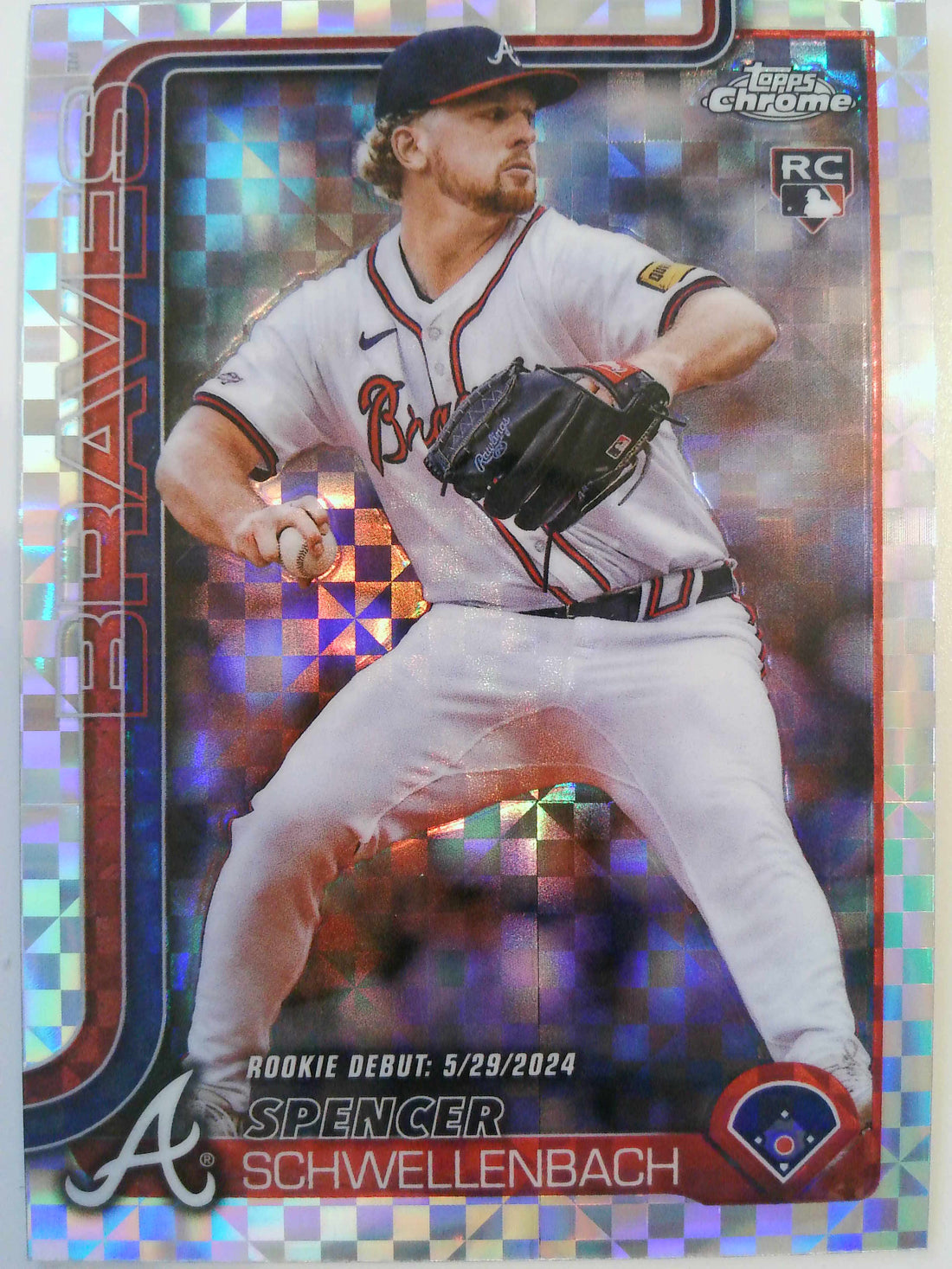2025 Topps Chrome Update Baseball X-Fractors Spencer Schwellenbach #USC132