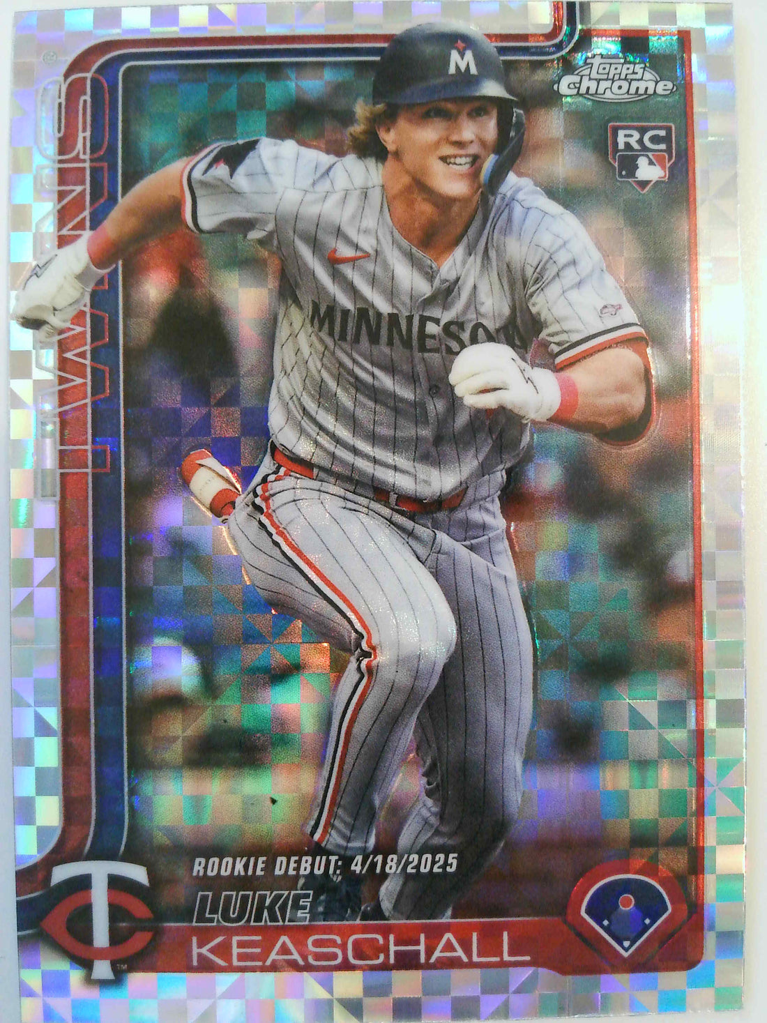 2025 Topps Chrome Update Baseball X-Fractors Luke Keaschall #USC134