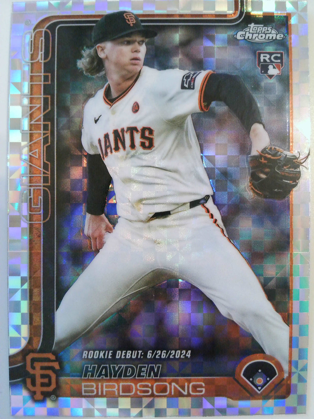 2025 Topps Chrome Update Baseball X-Fractors Hayden Birdsong #USC159 Rookie