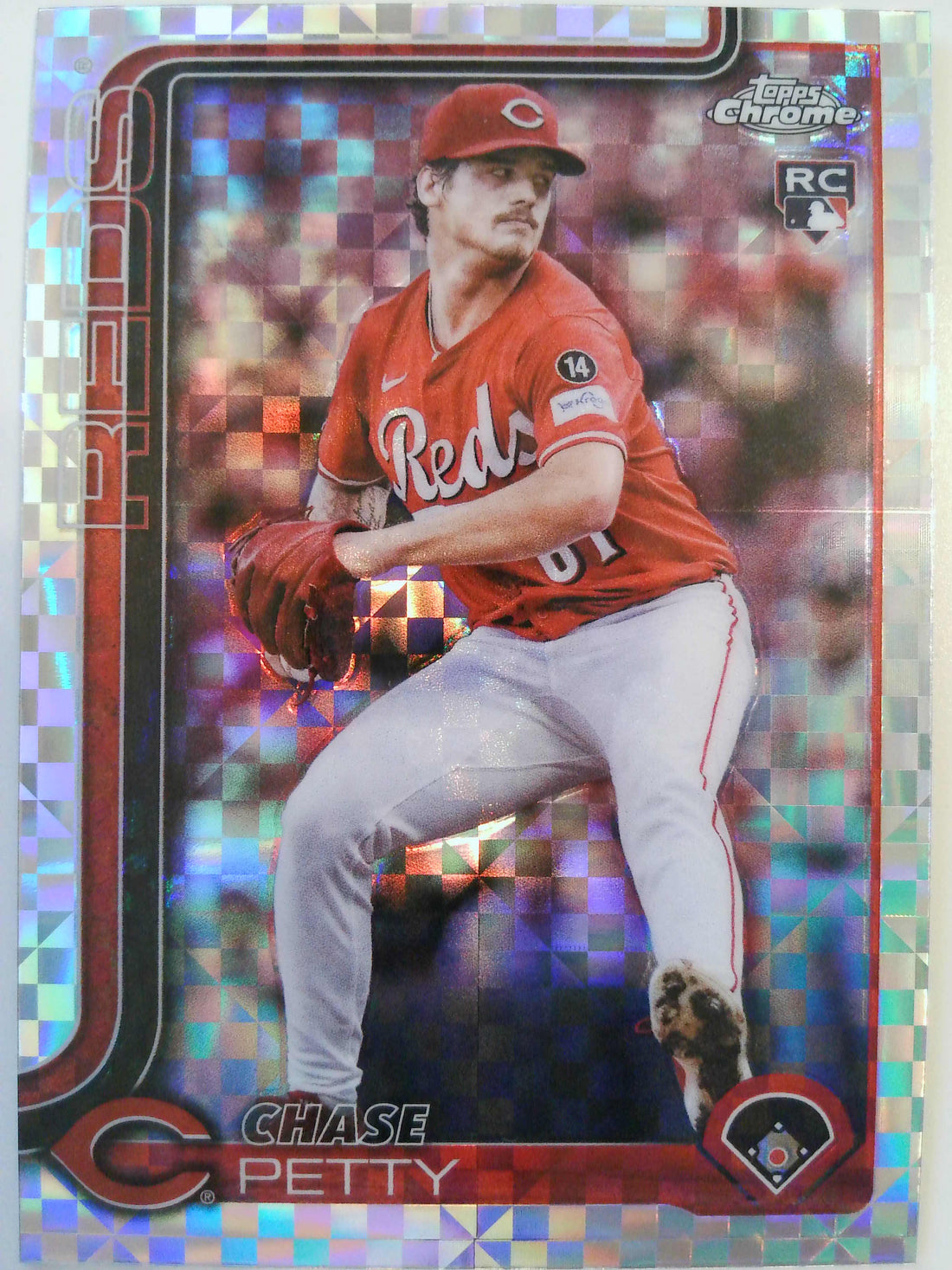 2025 Topps Chrome Update Baseball X-Fractors Chase Petty #USC97 Rookie