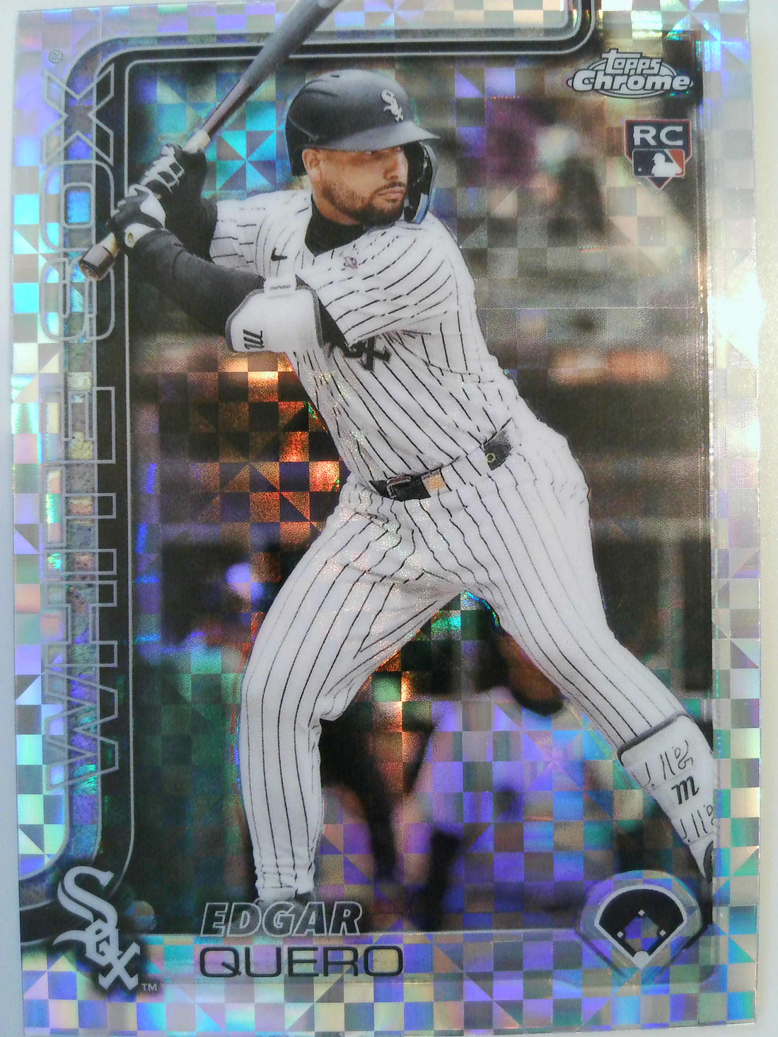 2025 Topps Chrome Update Baseball X-Fractors Edgar Quero #USC165 Rookie
