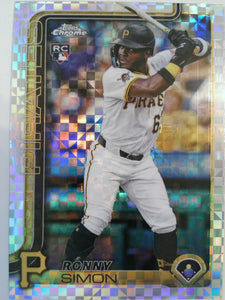 2025 Topps Chrome Update Baseball X-Fractors Ronny Simon #USC35 Rookie