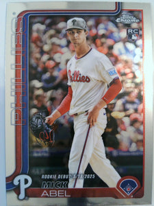 2025 Topps Chrome Update Baseball Mick Abel #USC87 Rookie