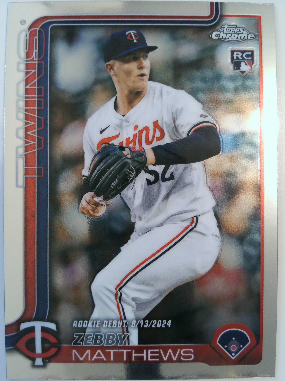 2025 Topps Chrome Update Baseball Zebby Matthews #USC171 Rookie