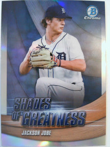 2022 Bowman Chrome Baseball Shades of Greatness Jackson Jobe #SG-7