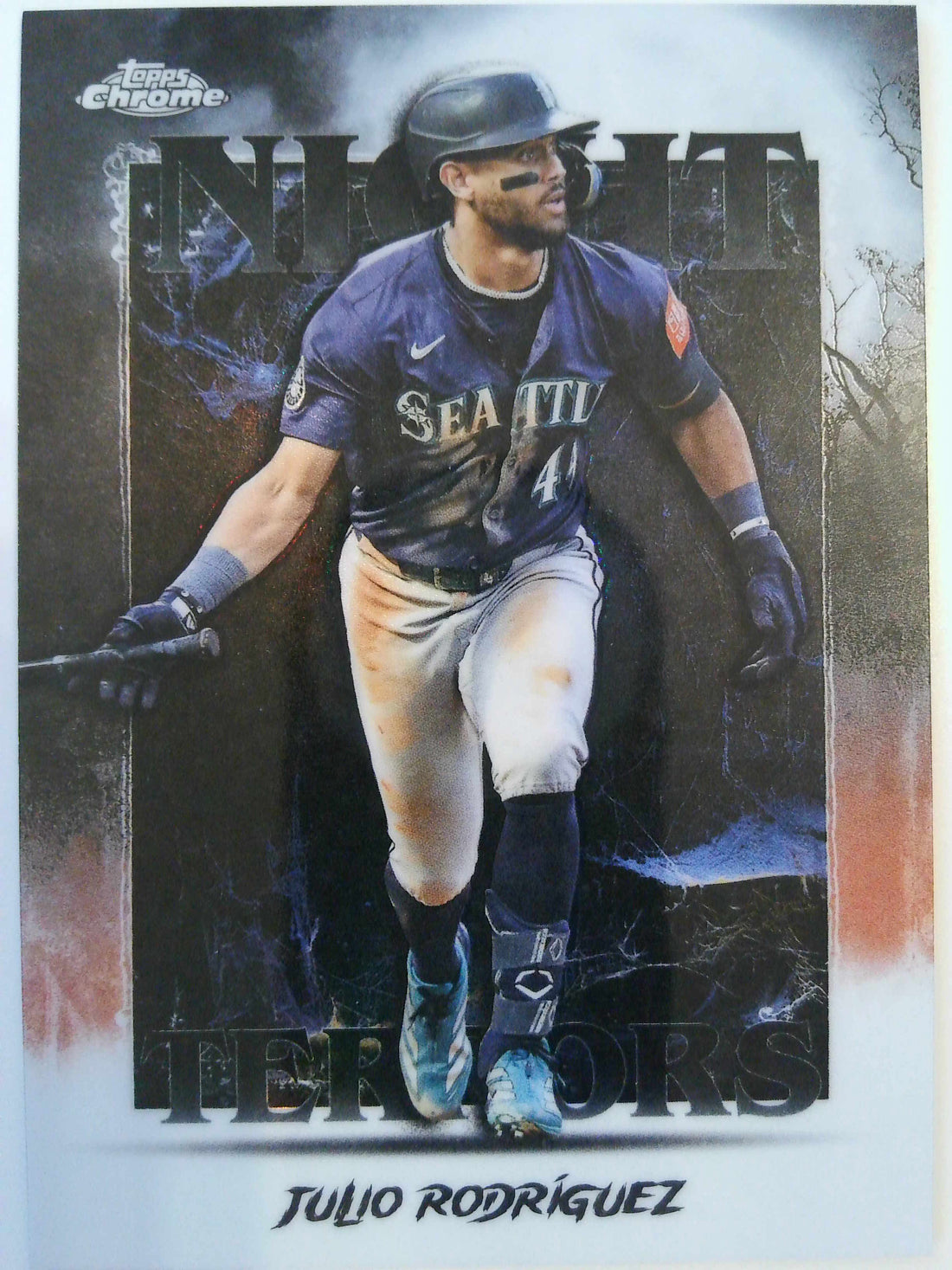 2025 Topps Chrome Update Baseball Night Terrors Julio Rodríguez #NT-15