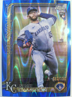 2025 Topps Chrome Update Blue Wave Refractors 062/150 Noah Cameron #USC69 RC
