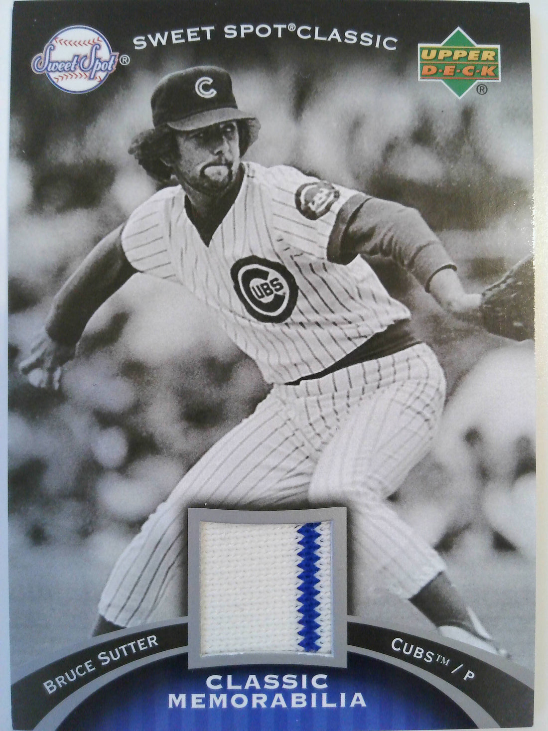 2007 Upper Deck Sweet Spot Classic Memorabilia Bruce Sutter #CM-BS