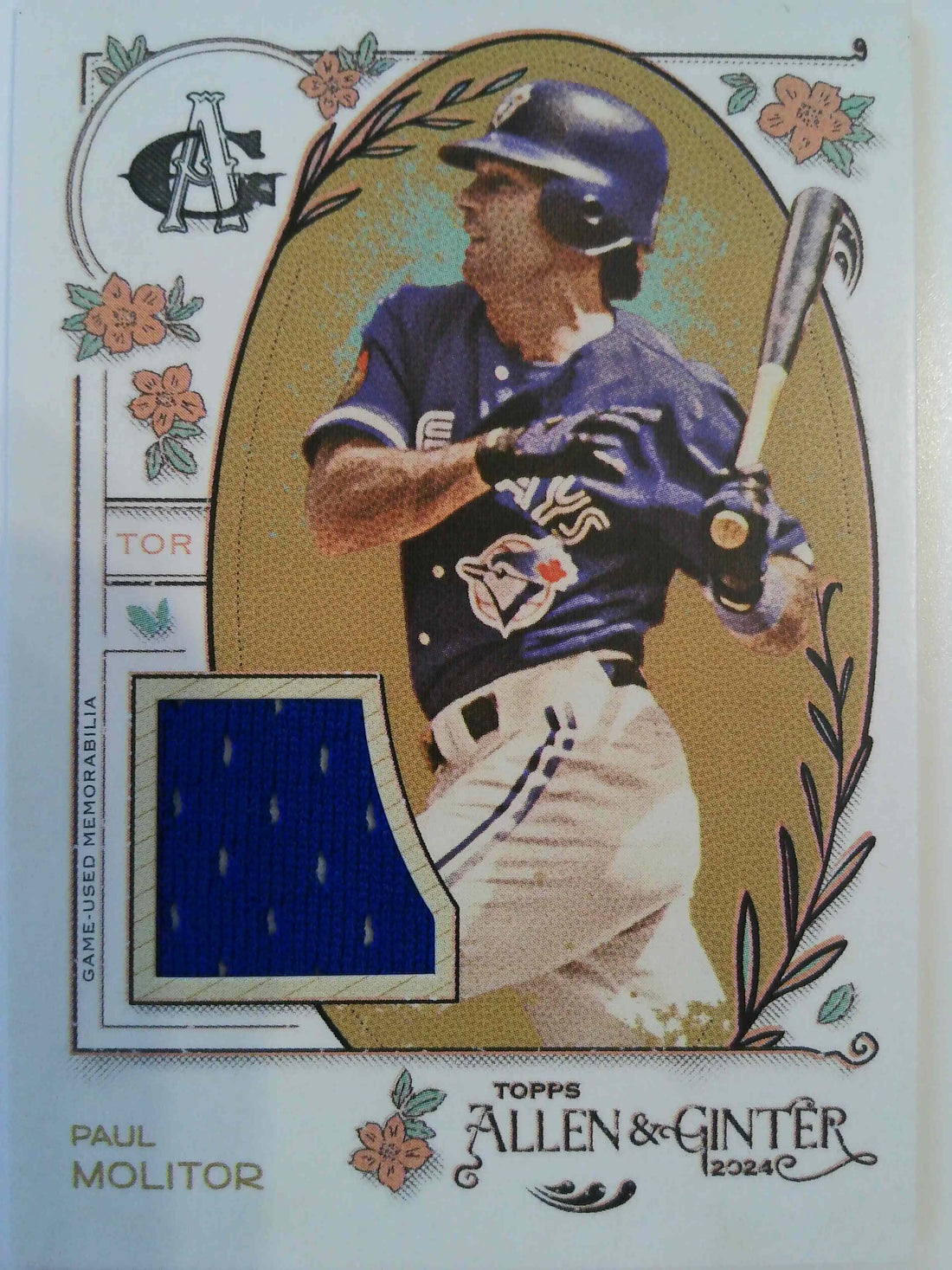 2024 Topps Allen & Ginter - Full-Size Relics B Baseball Paul Molitor #AGR-PM