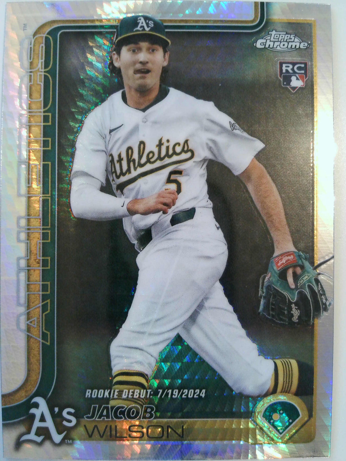 2025 Topps Chrome Update Baseball Prism Refractors Jacob Wilson #USC150 Rookie