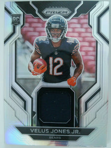 2022 Panini Prizm Football Rookie Gear Velus Jones Jr. #RG-VJ
