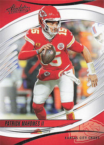 2025 Panini Absolute Football Red Patrick Mahomes II #53