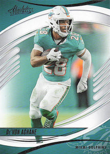 2025 Panini Absolute Football Retail De'Von Achane #85