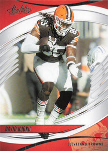 2025 Panini Absolute Football Retail David Njoku #12