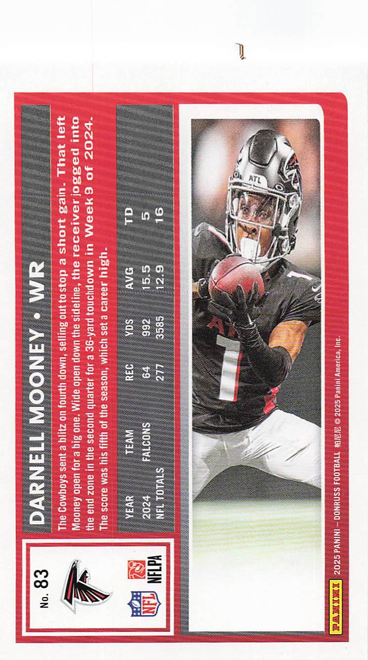 2025 Donruss Football Darnell Mooney #83
