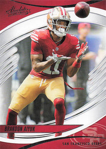 2025 Panini Absolute Football Blue Brandon Aiyuk #88
