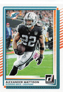 2025 Donruss Football Alexander Mattison #162