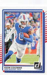 2025 Donruss Football Keon Coleman #40