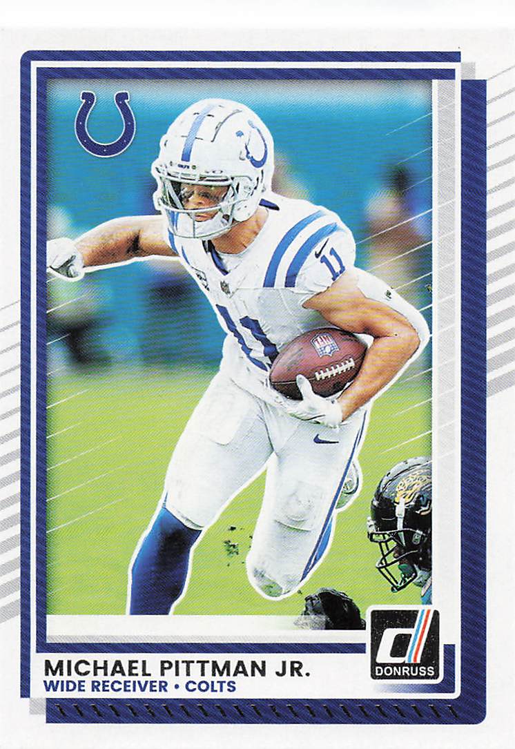 2025 Donruss Football Michael Pittman Jr. #185