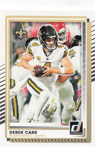 2025 Donruss Football Derek Carr #68