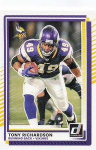 2025 Donruss Football Tony Richardson #70