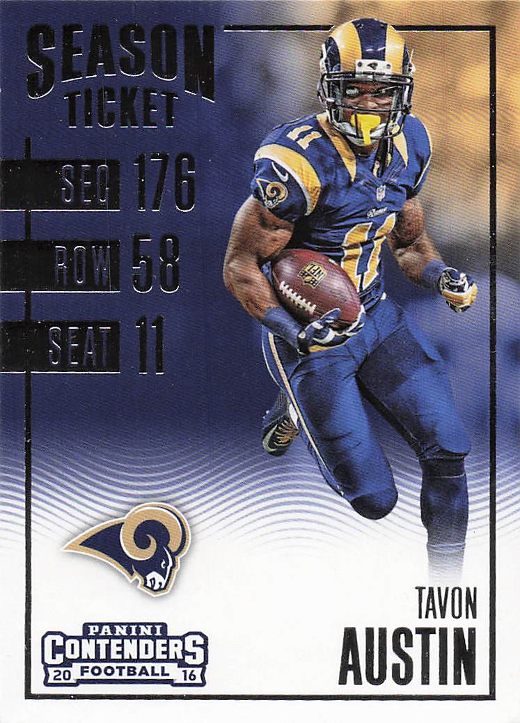 2016 Panini Contenders Football Tavon Austin #18