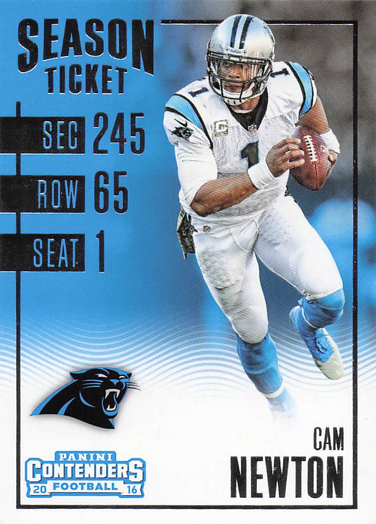 2016 Panini Contenders Football Cam Newton #42