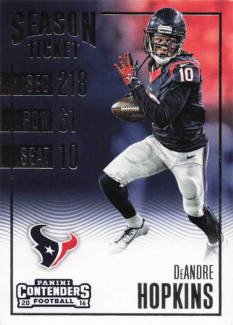 2016 Panini Contenders Football DeAndre Hopkins #90