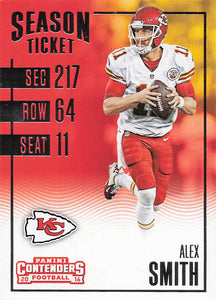 2016 Panini Contenders Football Alex Smith #68