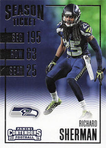 2016 Panini Contenders Football Richard Sherman #25