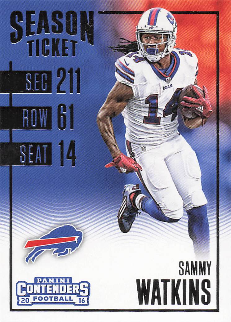 2016 Panini Contenders Football Sammy Watkins #54