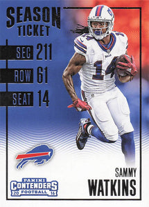 2016 Panini Contenders Football Sammy Watkins #54