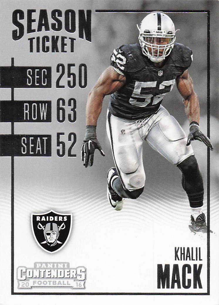 2016 Panini Contenders Football Khalil Mack #73