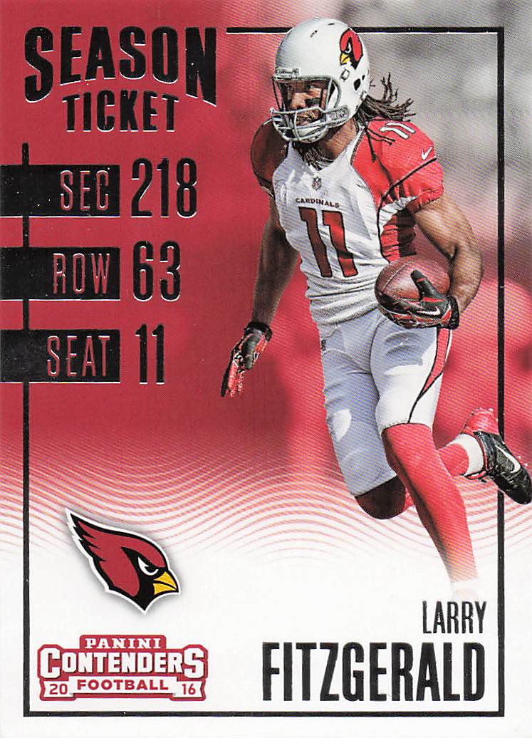 2016 Panini Contenders Football Larry Fitzgerald #15