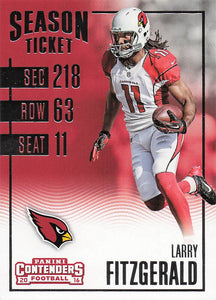 2016 Panini Contenders Football Larry Fitzgerald #15