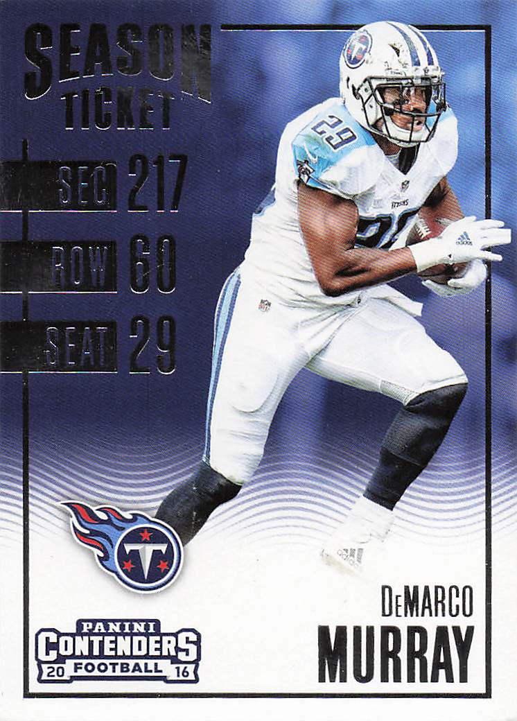 2016 Panini Contenders Football DeMarco Murray #99