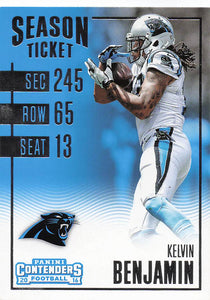 2016 Panini Contenders Football Kelvin Benjamin #45