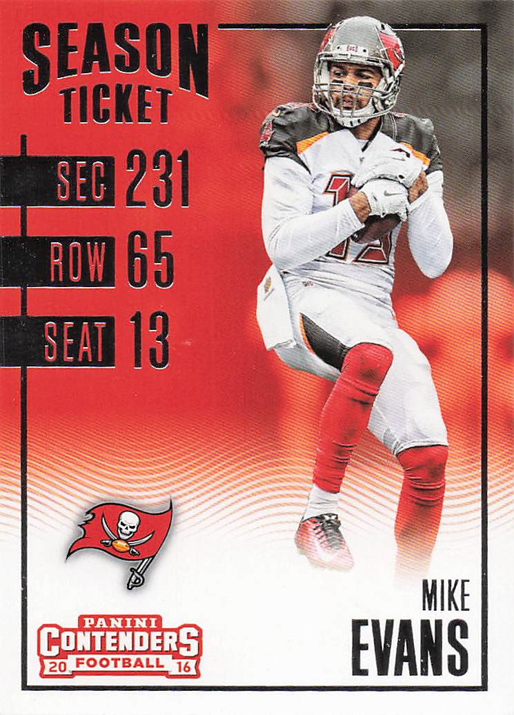 2016 Panini Contenders Football Mike Evans #51