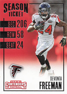 2016 Panini Contenders Football Devonta Freeman #40