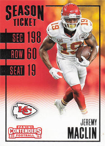 2016 Panini Contenders Football Jeremy Maclin #70