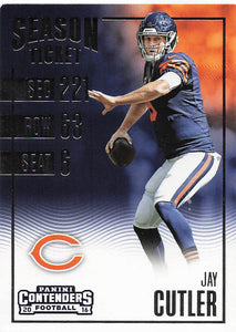 2016 Panini Contenders Football Jay Cutler #26