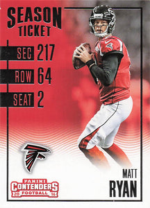 2016 Panini Contenders Football Matt Ryan #39