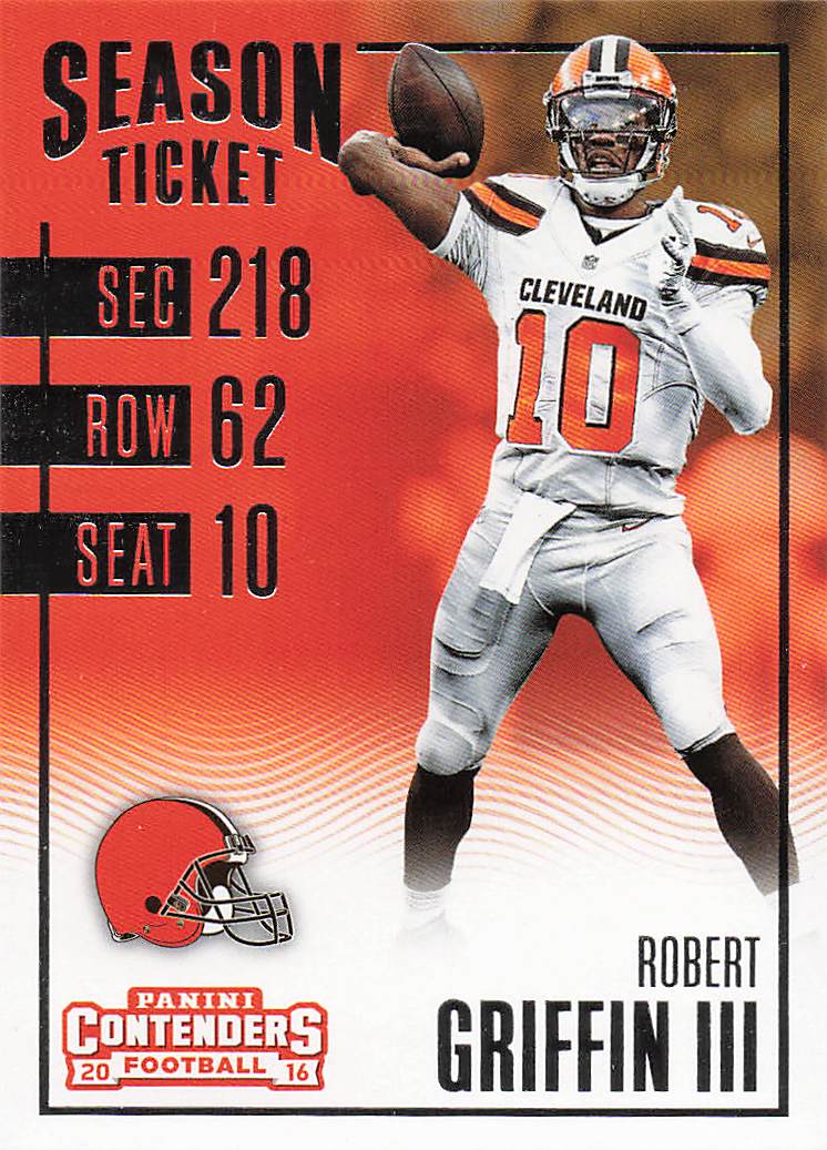 2016 Panini Contenders Football Robert Griffin III #83