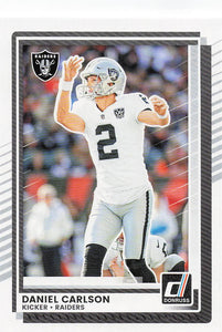 2025 Donruss Football Daniel Carlson #238