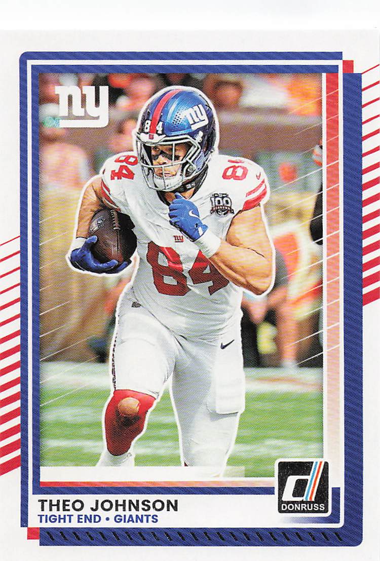 2025 Donruss Football Theo Johnson #211